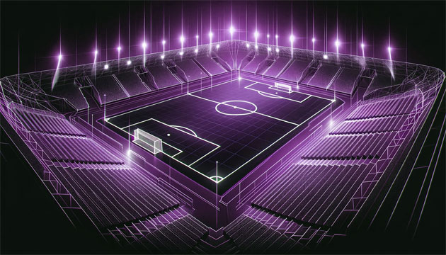 Neon stadium